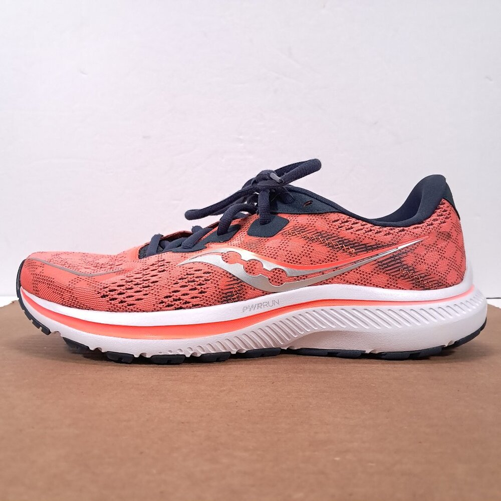 Saucony Athletic Shoes Women 10 PWRRUN Red Pink Running Sneakers S10861-16